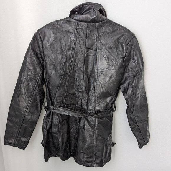 NWT Vintage Navarre Leather Company Genuine Leather Jacket, Large - Picture 4 of 5